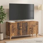 vidaXL Meuble TV Bois ancien 99 x 34 5 x 50 cm Bois d'ingénierie