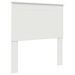 vidaXL Tête de lit Blanc brillant 90 cm Bois d'ingénierie