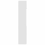 vidaXL Armoire de rangement blanc 70x42 5x225 cm bois d'ingénierie
