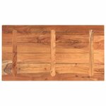 vidaXL Dessus de table 110x60x2 5cm rectangulaire bois massif d'acacia