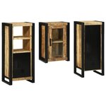 vidaXL Ensemble de mobilier de salle de bain Montage mural 3 Pièces