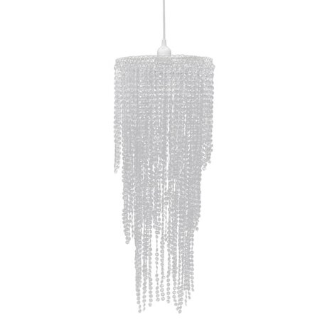 vidaXL Lustre suspendu Crystal 26 x 70 cm