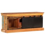 vidaXL Meuble TV 110 x 30 x 45 cm Bois de récupération massif