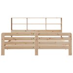 vidaXL Cadre de lit sans matelas 180x200 cm bois massif de pin