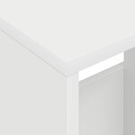 vidaXL Étagère à magazines Blanc 68 5 x 30 x 45 cm