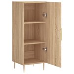 vidaXL Buffet Chêne sonoma 34 5x34x90 cm Bois d'ingénierie