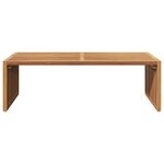 vidaXL Table d'appoint de jardin Empilable Marron 110 x 55 x 35.5 cm