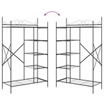 vidaXL Armoire Ouverte avec étagère avec stockage