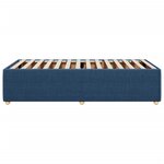 vidaXL Cadre de lit Bleu 100 x 200 cm Tissu
