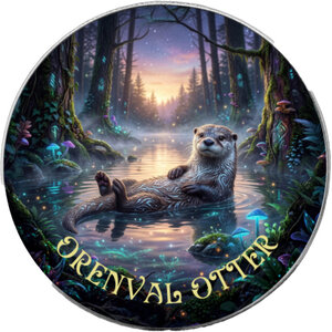 Monnaie ORENVAL OTTER Forest Totems V 1 Oz Argent 1$ USA 2026