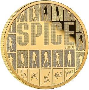 Pièce de monnaie en Or 100 Pounds g 31.1 (1 oz) Millésime 2026 Legends of Music SPICE GIRLS