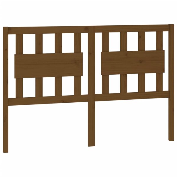 vidaXL Tête de lit Marron miel 145 5x4x100 cm Bois massif de pin