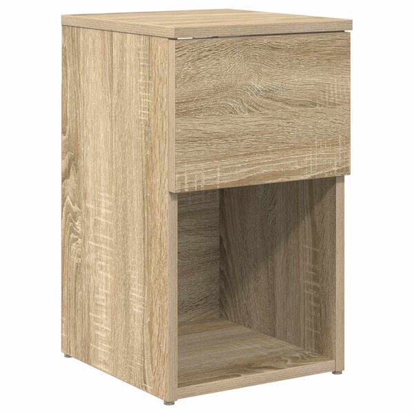 vidaXL Armoire de lit Chêne Sonoma 29 x 31 5 x 49 cm Bois d'ingénierie