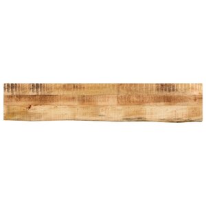 vidaXL Dessus de table 140x20x3 8cm bord vif bois massif manguier brut