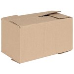 vidaXL Boîte Pliable 50 Pièces Marron 24 x 13 x 13 cm Carton