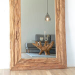 Miroir antique en teck 101 x 180 cm