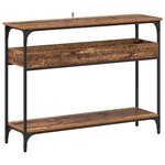 vidaXL Table console Bois ancien 100 x 29 x 75 cm Bois d'ingénierie