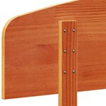 vidaXL Tête de lit cire marron 75 cm bois massif de pin