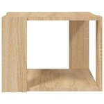 vidaXL Table basse Chêne sonoma 40x40x30 cm Bois d'ingénierie