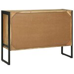 vidaXL Buffet Marron 100 x 30 x 75 cm Bois d'acacia massif