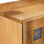 vidaXL Cabinet de chevet Naturel 40 x 33 5 x 46 cm