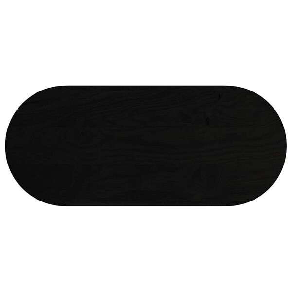 vidaXL Dessus de table 140x60x2 cm bois de chêne massif ovale
