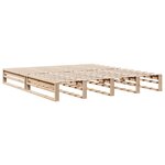 vidaXL Lit bibliothèque sans matelas 180x200 cm bois massif de pin