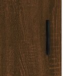 vidaXL Table de chevet chêne marron 40x40x50 cm bois d’ingénierie