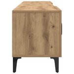 vidaXL Meuble TV chêne artisanal 180x31 5x40 cm bois d'ingénierie