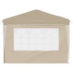 vidaXL Tente de fête pop-up 288 x 288 x 245 cm Crème Tissu Oxford
