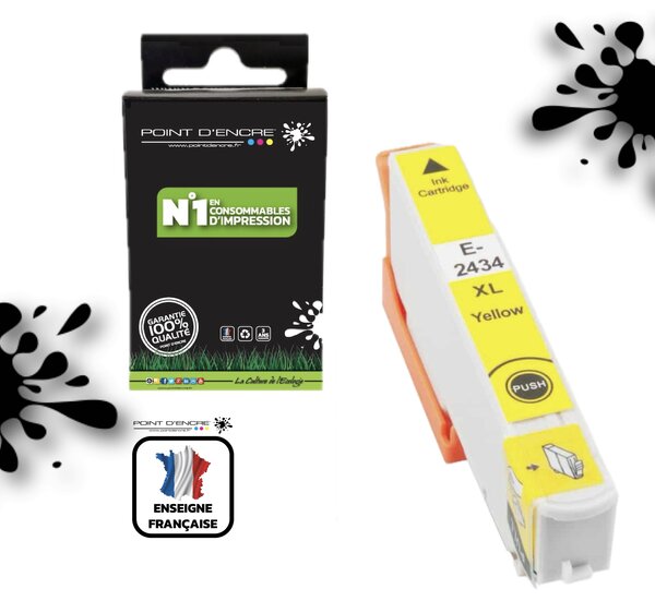 24XL - Eléphant - JAUNE - Grande capacité