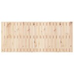 vidaXL Tête de lit murale 140x3x60 cm Bois massif de pin