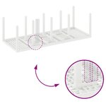 vidaXL Ensemble de salle à manger pour jardin 9 Pièces Gris clair