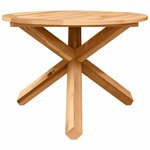 vidaXL Ensemble de salle à manger pour jardin 3 Pièces Marron