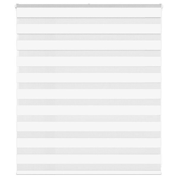 vidaXL Store zèbre blanc 120x100 cm largeur du tissu 115 9cm polyester