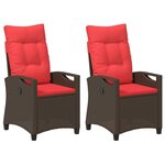 vidaXL Chaise de jardin 56 x 64 x 94 cm acier