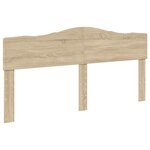 vidaXL Cadre de lit Sonoma 180 x 200 cm Bois de pin massif