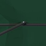 vidaXL Parasol de jardin ø395 x 245 cm Vert