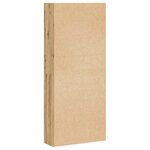 vidaXL Bibliothèque chêne artisanal 80x30x189 cm bois d'ingénierie