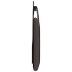 vidaXL Tête de lit suspendue Marron foncé Tissu