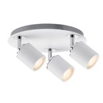 Spot Tube IP44 max. 2x10 W GU10 blanc/chromé