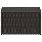 vidaXL Salon de jardin 4 Pièces avec coussins Résine tressée Marron