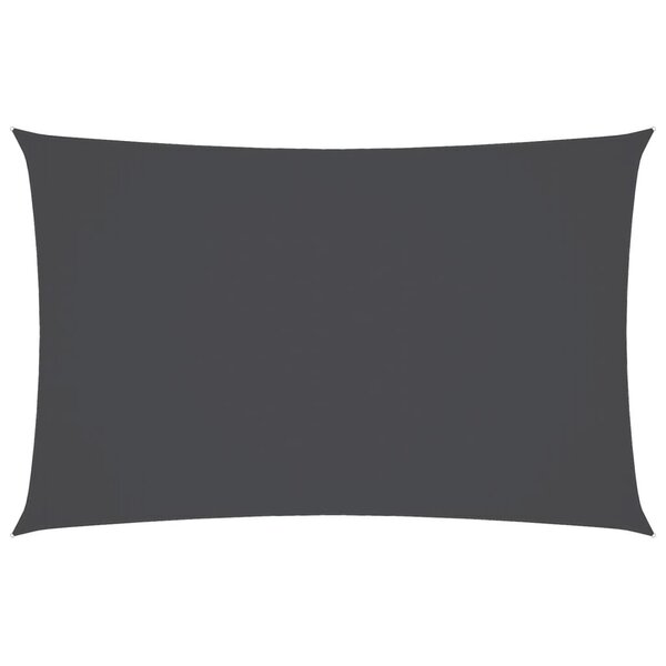 vidaXL Voile de parasol tissu oxford rectangulaire 3x6 m anthracite
