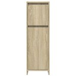 vidaXL Ensemble de meubles de salle de bain 3 Pièces chêne sonoma