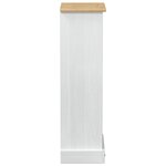 vidaXL Bibliothèque Blanc 46 x 29 x 100 cm Pin massif