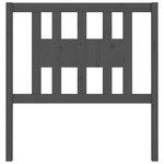 vidaXL Tête de lit Gris 106x4x100 cm Bois massif de pin