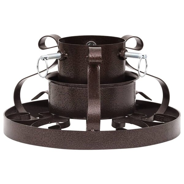 vidaXL Support de sapin de Noël Cuivre antique 29x29x15 5 cm