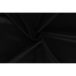 Parure de lit - housse de couette 220 x 240 + 2 taies d'oreiller 60 x 60 - Satiné coton - Noir
