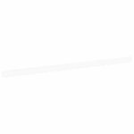 vidaXL Lambrequin de rechange pour 5 m Blanc Polyester
