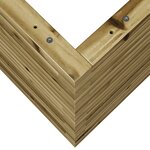 vidaXL Jardinière 50x50x68 5 cm bois de pin imprégné
